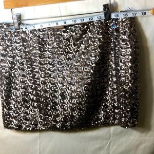 Sequence Taupe Min Skirt